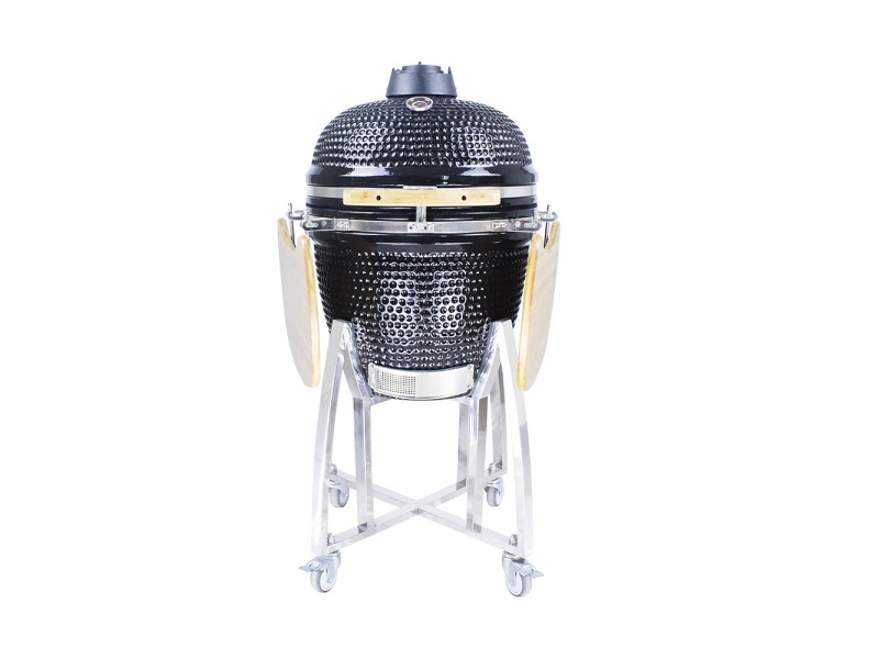  Kamado grill with stand and side tables