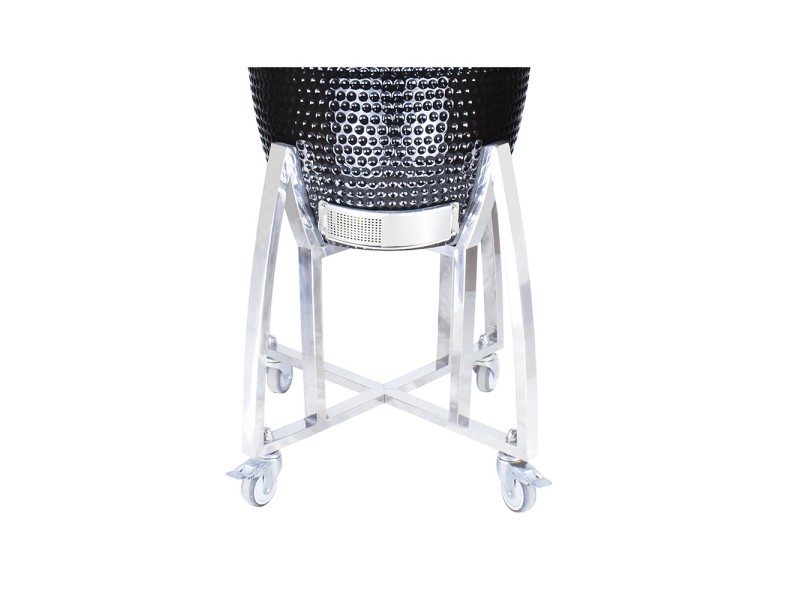  Kamado grill with stand and side tables